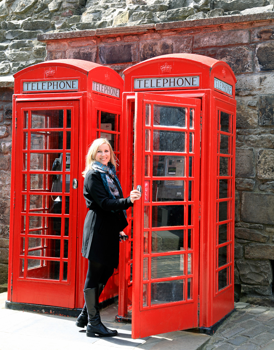 Edinburgh: Rote Backsteine und viel grün und gelb…..