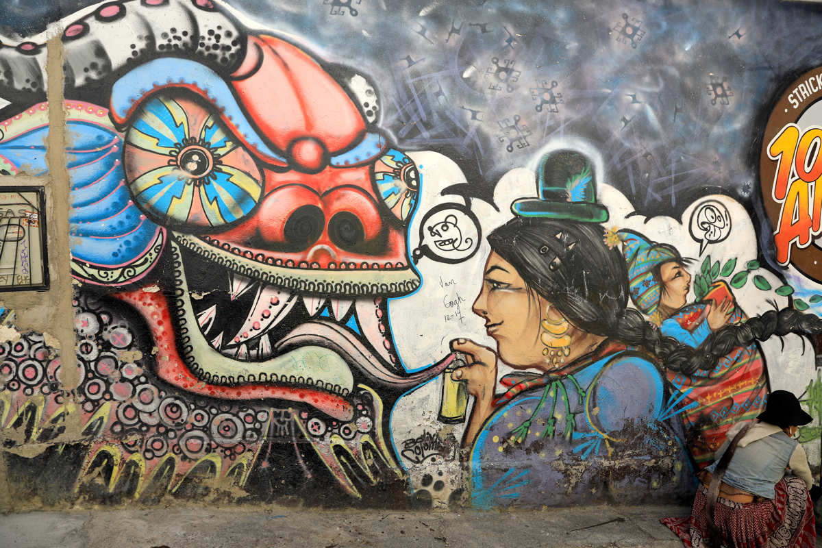 La Paz – Atemnot durch dünne Luft oder Smog???